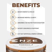 NZE Coffee 50mg Caffeine Pouches - 5 Pack
