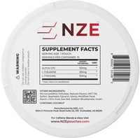 NZE Black Cherry Focus Nootropic Pouches (Caffeine Free) - 5 Pack