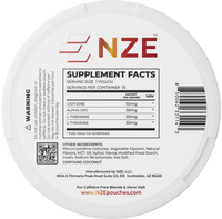 NZE Cinnamon 50mg Caffeine Pouches - 5 Pack