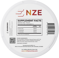 NZE Cinnamon Focus Nootropic Pouches (Caffeine Free) - 5 Pack