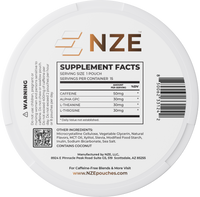 NZE Coffee 50mg Caffeine Pouches - 5 Pack
