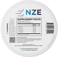 NZE Peppermint 50mg Caffeine Pouches - 5 Pack