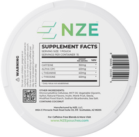 NZE Spearmint 50mg Caffeine Pouches - 5 Pack