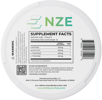 NZE Spearmint 50mg Caffeine Pouches - 5 Pack