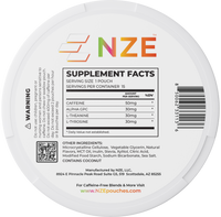 NZE Tropic Mango 50mg Caffeine Pouches - 5 Pack